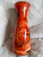 Orange Tall Vase